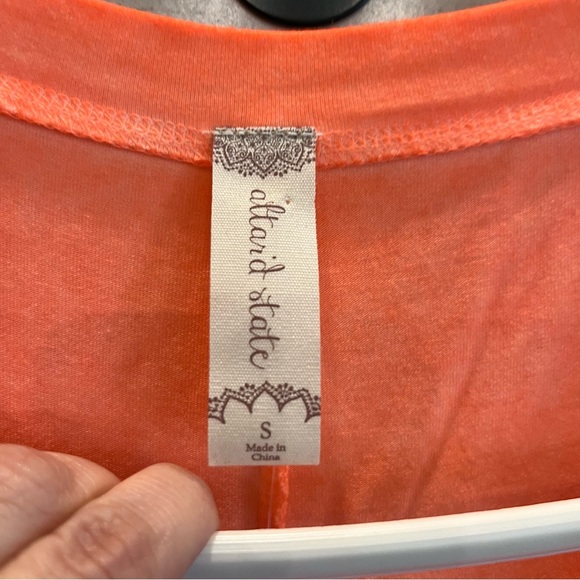 NWT Altar’d State Tank Top Size Small, Neon Orange - Picture 3 of 5